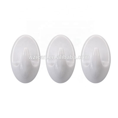 2020  Wholesale strong Self adhesive plastic wall traceless hook with blister packing