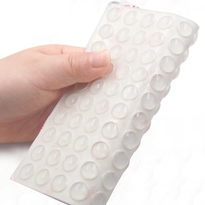 100pcs pack Hot Sale Self-Adhesive Round Transparent Bumper Pads