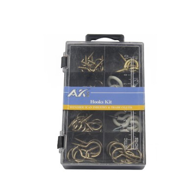 Waimaotong wholesale ICAN supply shouldered cup hook kit 48pcs pack in ps box package