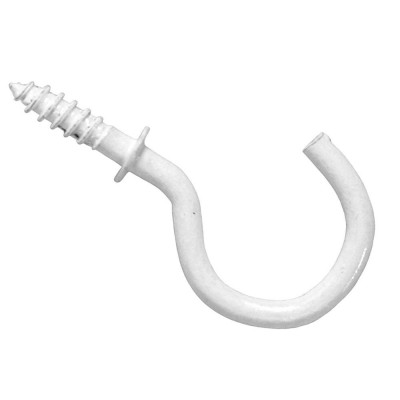 2019 new style size avaialbe from 1/2" to 2" white painted  Cup Hooks