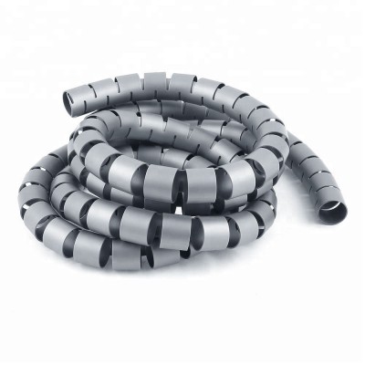 Popular item on Amazon plastic cable sleeves grey color various sizes