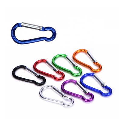 Heavy Duty Spring Snap Hook for Key Chains D Ring Locking Carabiners for Outdoor Camping