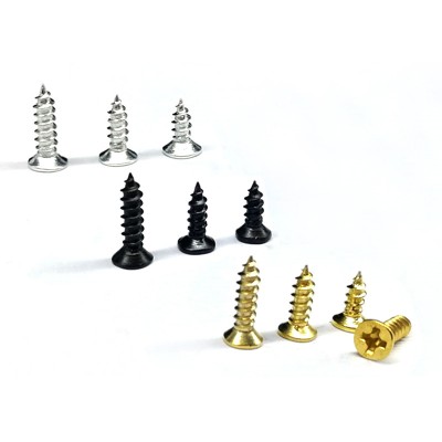 3color 4size metal screws  counter sink self tapping screws for different usage